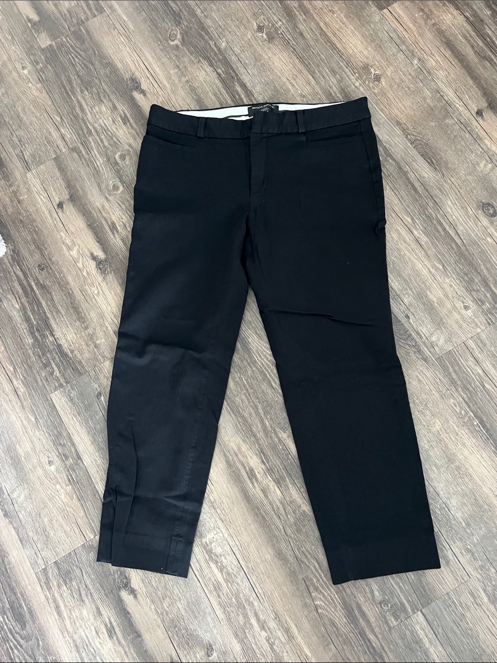 Banana Republic Black Cropped Dress Pants